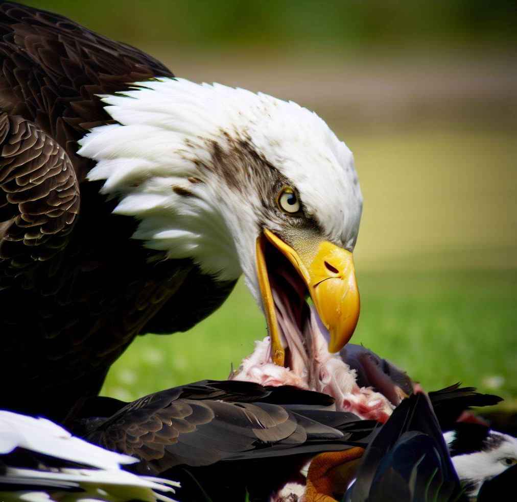 Do a bald eagle eat birds
