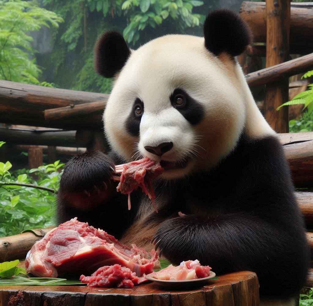 Can Pandas Live On Meat