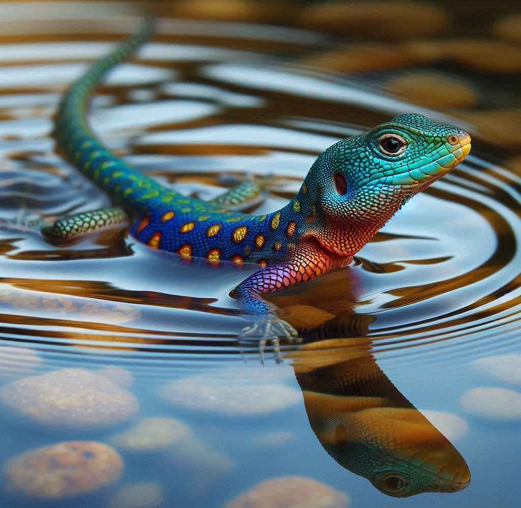 What Kind Of Lizards Crawl On Water