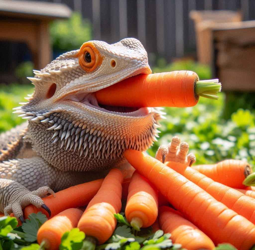 Can Bearded Dragon Eat Carrot Top