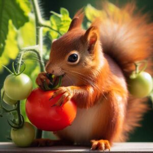 Do Squirrels Eat Tomatoes