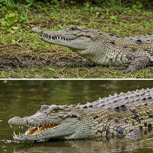 Difference Between Saltwater Freshwater Crocodile