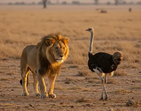 can-ostrich-kill-a-lion