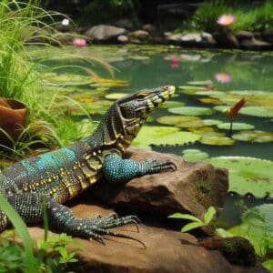 Komodo Dragon And Monitor Lizard