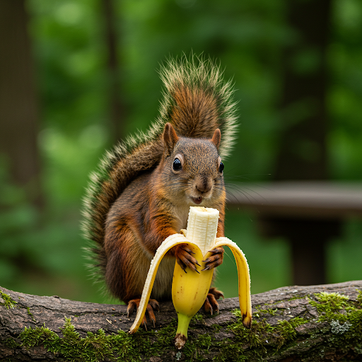 do-squirrels-eat-banana