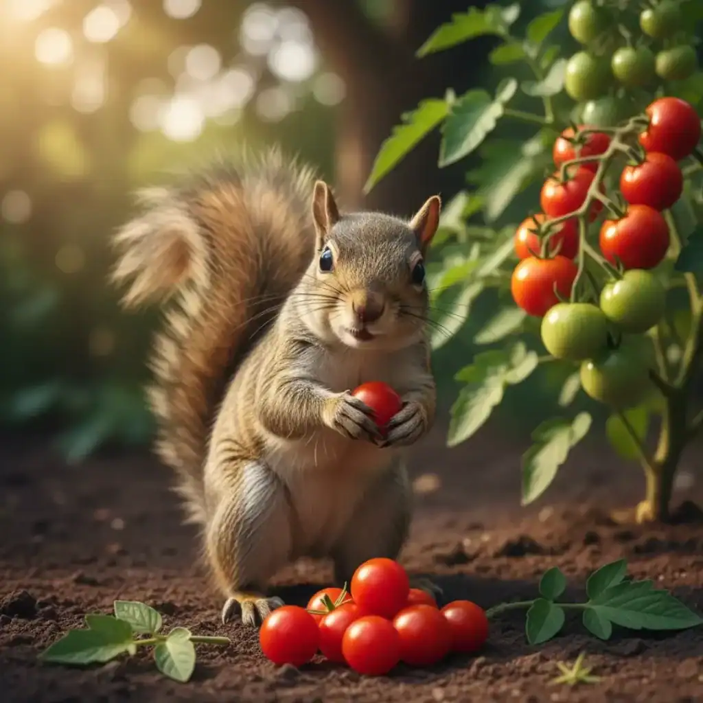 Do Squirrels Eat Tomatoes