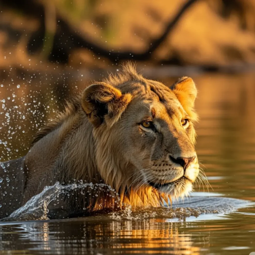 Can Lions Swim