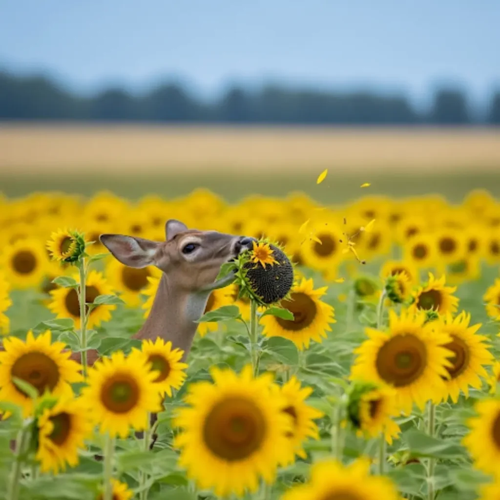 Do Deer Eat Sunflowers