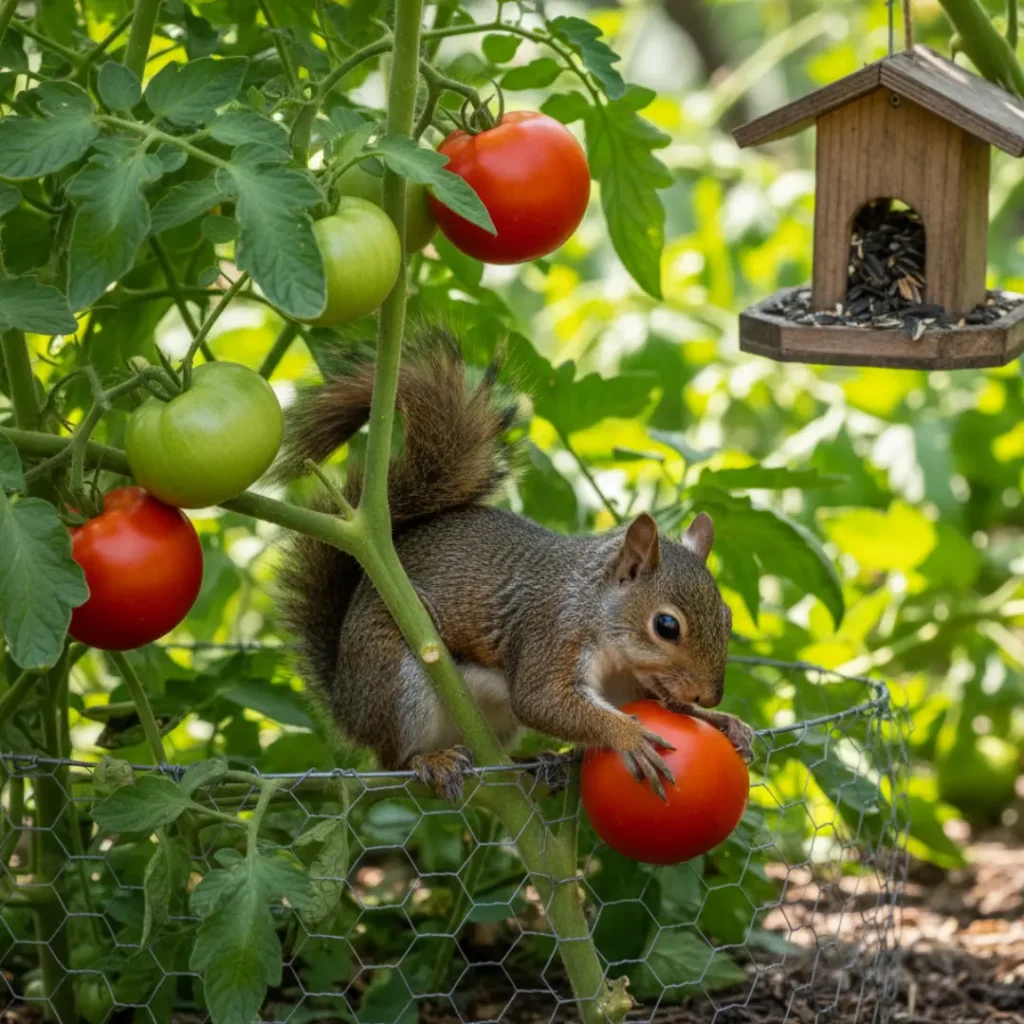 Do Squirrels Eat Tomatoes